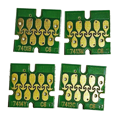 F7270 F9270 T741x Chips De Cartuchos Epson De Un Uso Set